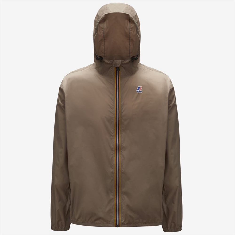 NWT Unisex K-Way Le Vrai 3.0 Claude Packable Jacket Beige Taupe Size XXL 2XL